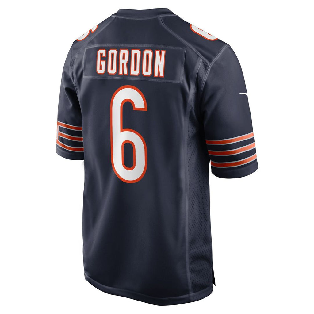 Kyler Gordon Chicago Bears Game Jersey - Navy
