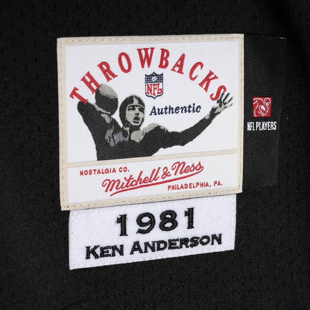 Ken Anderson Cincinnati Bengals 1981 Authentic Throwback Jersey - Black