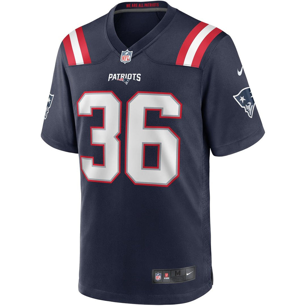 Lawyer Milloy New England Patriots Game Jersey - Navy