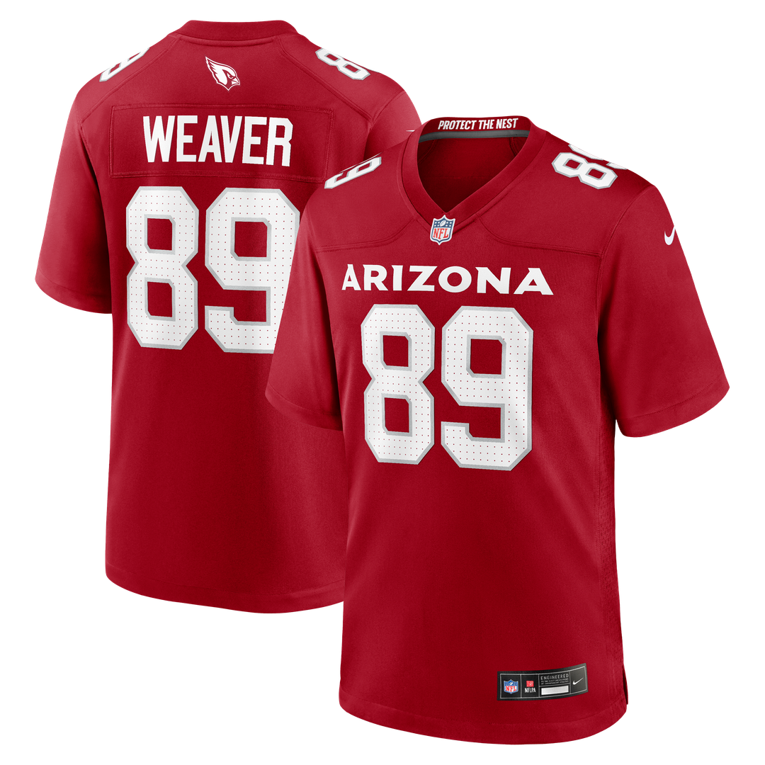 Xavier Weaver Arizona Cardinals Game Jersey - Cardinal