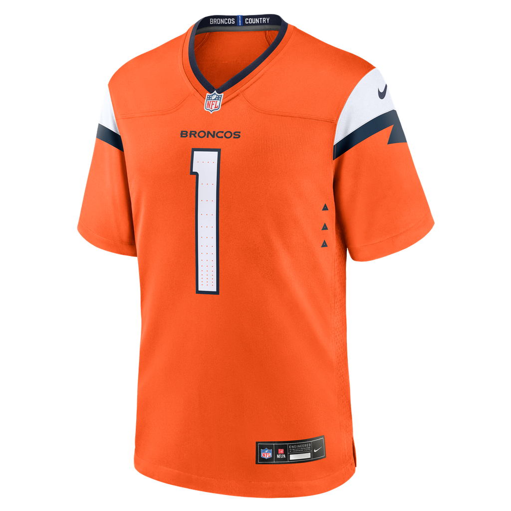 Evan Engram Denver Broncos Game Jersey - Orange