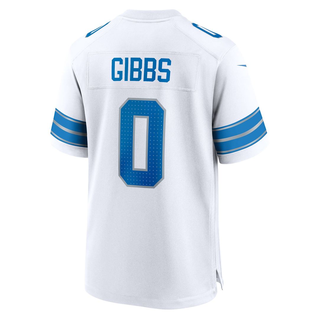 Jahmyr Gibbs Detroit Lions Game Jersey - Blue