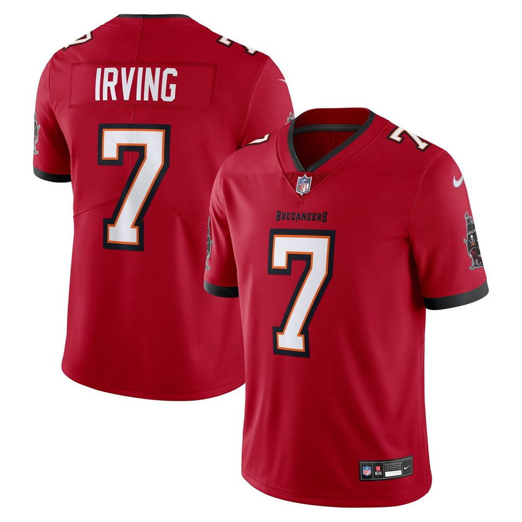 Bucky Irving Tampa Bay Buccaneers Vapor Untouchable Stitched Limited Jersey - Red