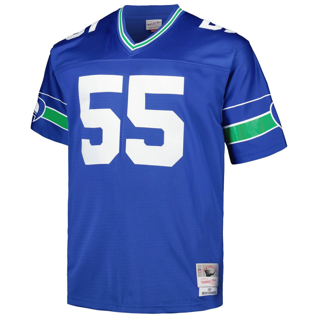 Brian Bosworth Seattle Seahawks Big & Tall 1987 Legacy Jersey - Royal Blue