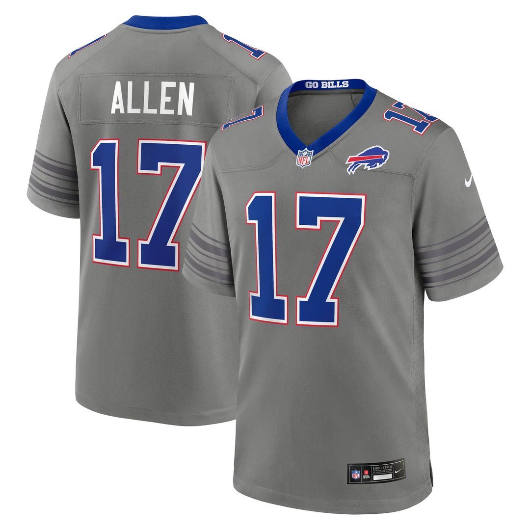 Josh Allen Buffalo Bills White Game Jersey - White