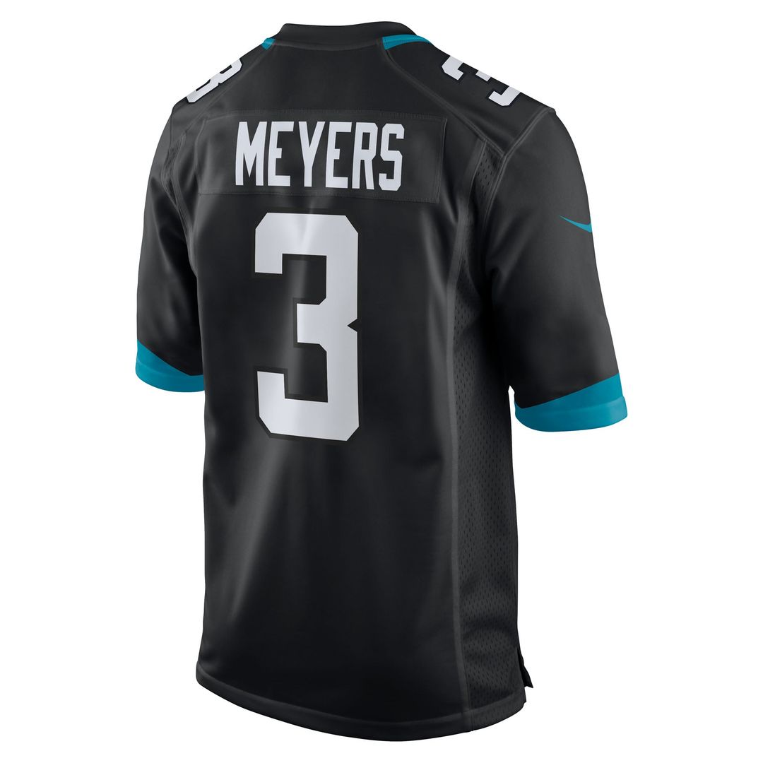 Jakobi Meyers Jacksonville Jaguars Alternate Game Jersey - Black
