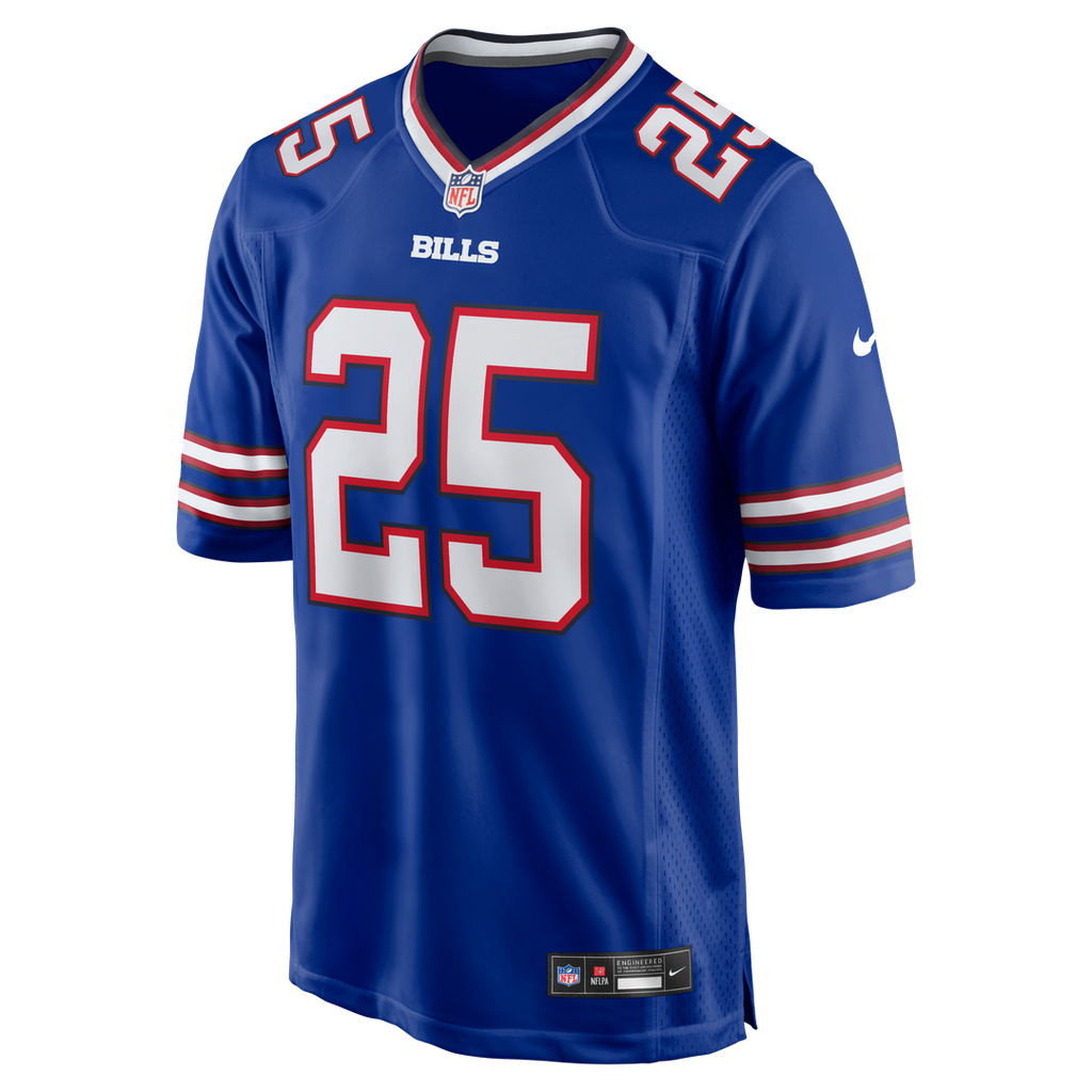 Ty Johnson Buffalo Bills Game Jersey - Royal Blue