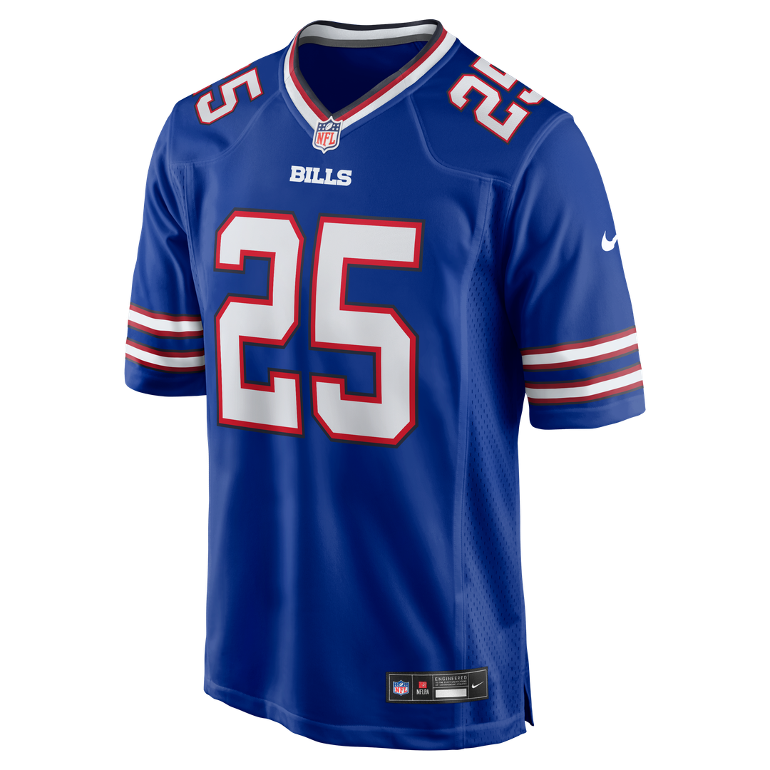 Ty Johnson Buffalo Bills Game Jersey - Royal Blue