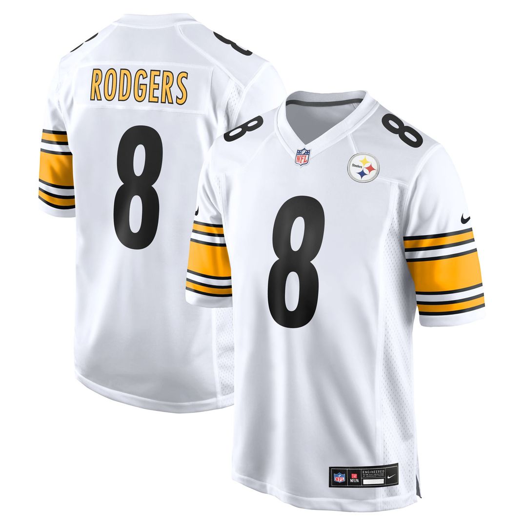 Aaron Rodgers Pittsburgh Steelers Alternate 1933 Throwback Game Jersey - Gold