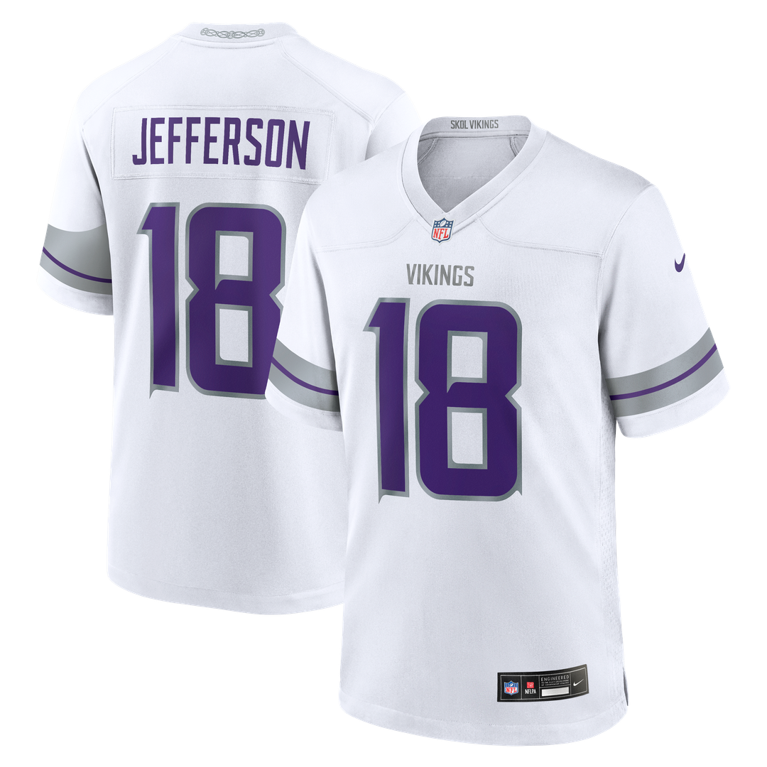 Justin Jefferson Minnesota Vikings Classic Game Jersey - Purple