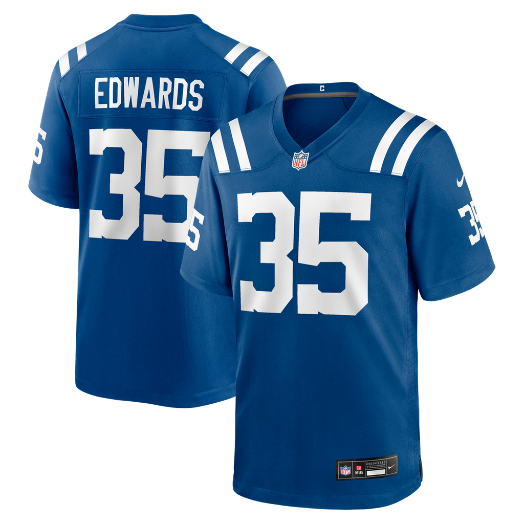 Johnathan Edwards Indianapolis Colts Game Jersey - Royal Blue