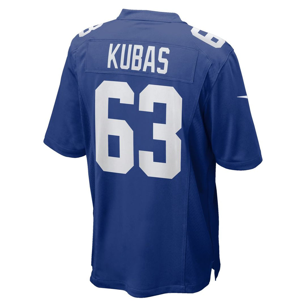 Jake Kubas New York Giants Game Jersey - Royal Blue