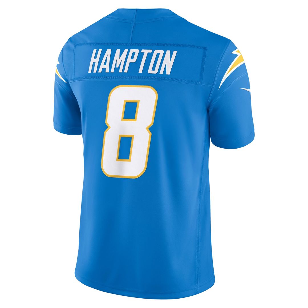 Omarion Hampton Los Angeles Chargers Vapor F.U.S.E. Stitched Limited Jersey - Powder Blue