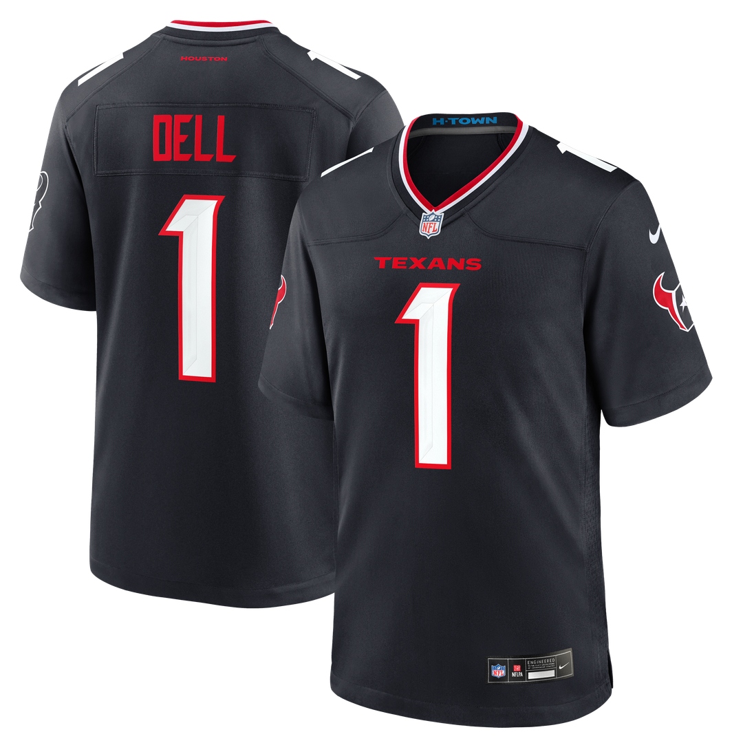 Tank Dell Houston Texans Game Jersey - Navy