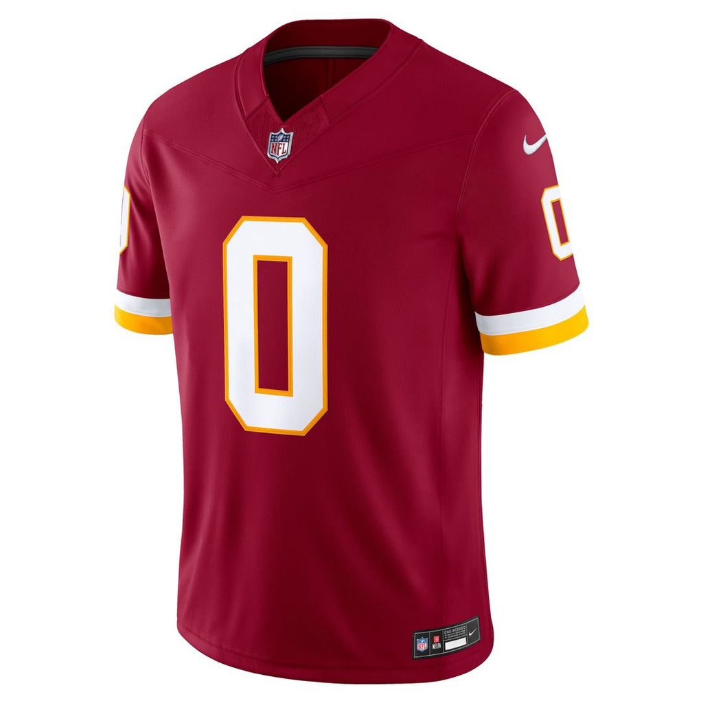 Mike Sainristil Washington Commanders Vapor F.U.S.E. Stitched Limited Jersey - Burgundy