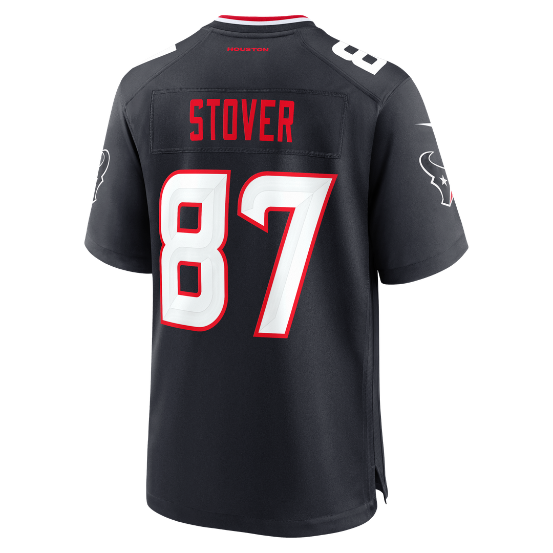 Cade Stover Houston Texans Game Jersey - Navy