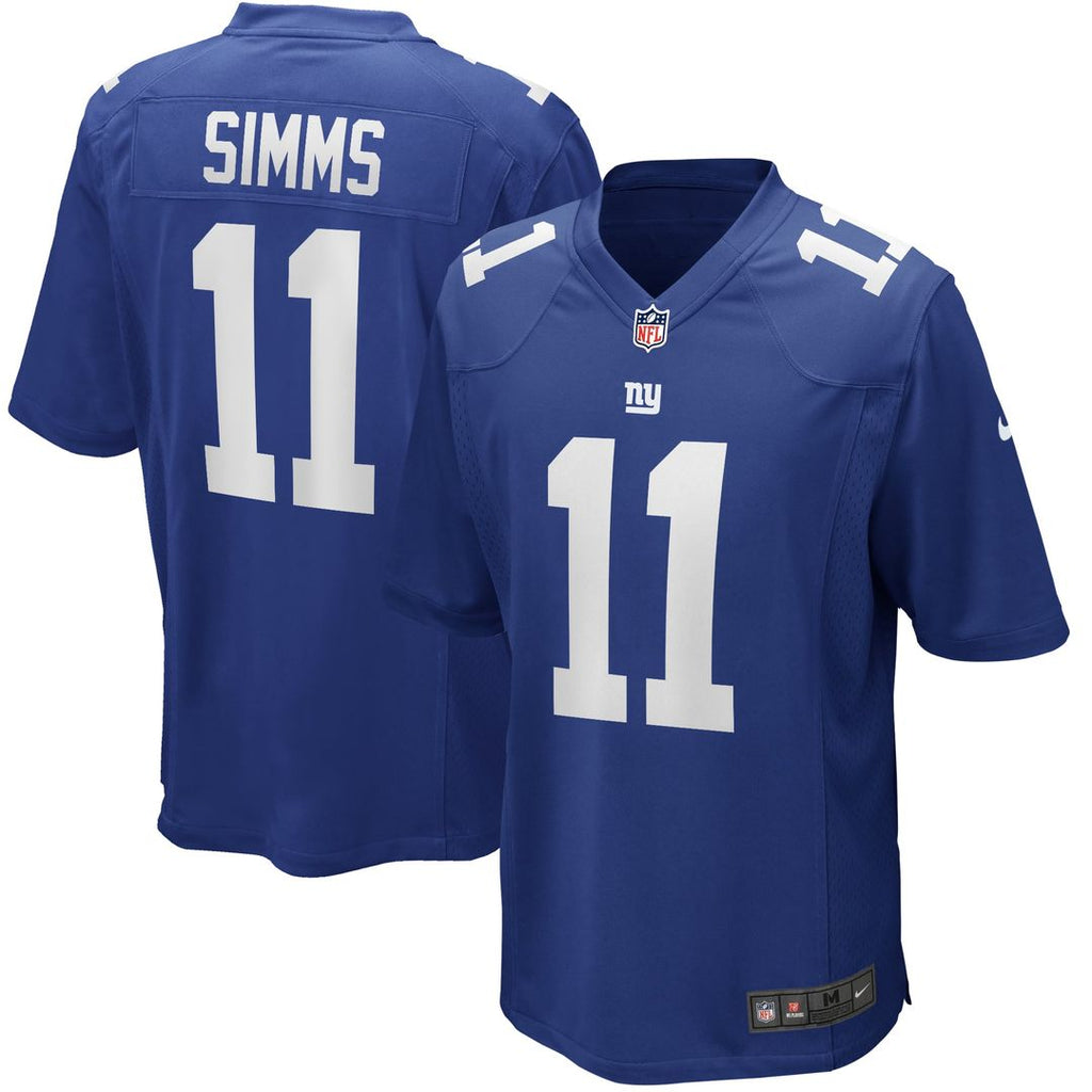 Phil Simms New York Giants Game Jersey - Royal Blue