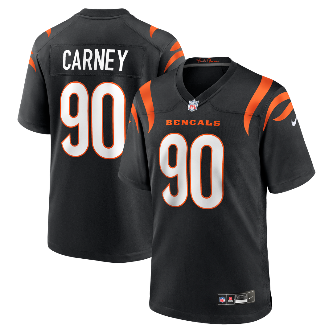 Owen Carney Cincinnati Bengals Home Game Jersey - Black