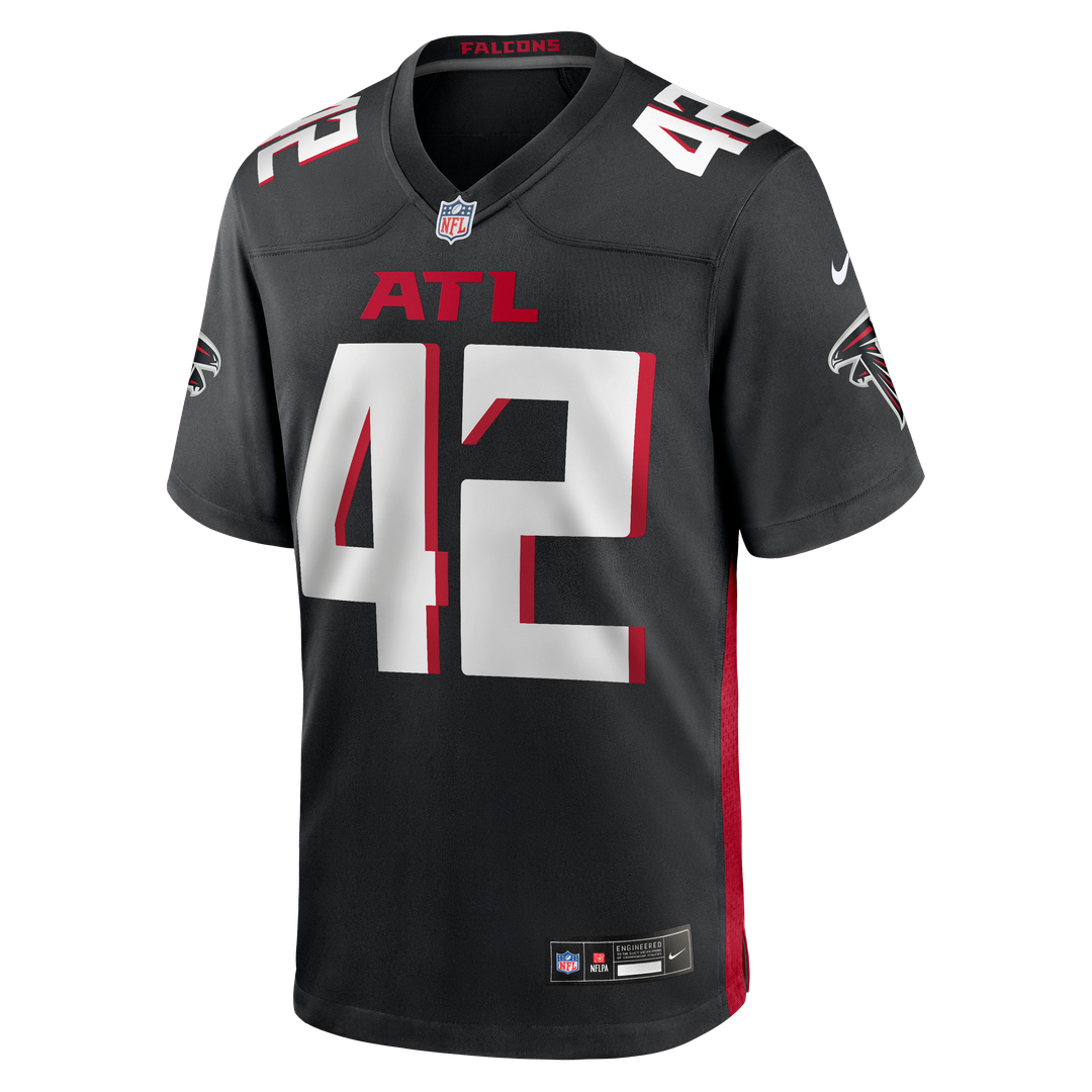 Josh Woods Atlanta Falcons Game Jersey - Black