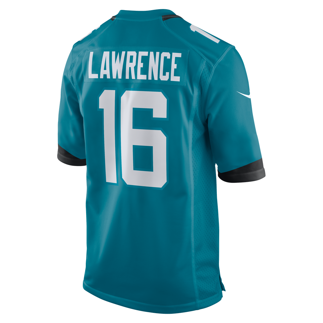 Trevor Lawrence Jacksonville Jaguars Home Game Jersey - Teal