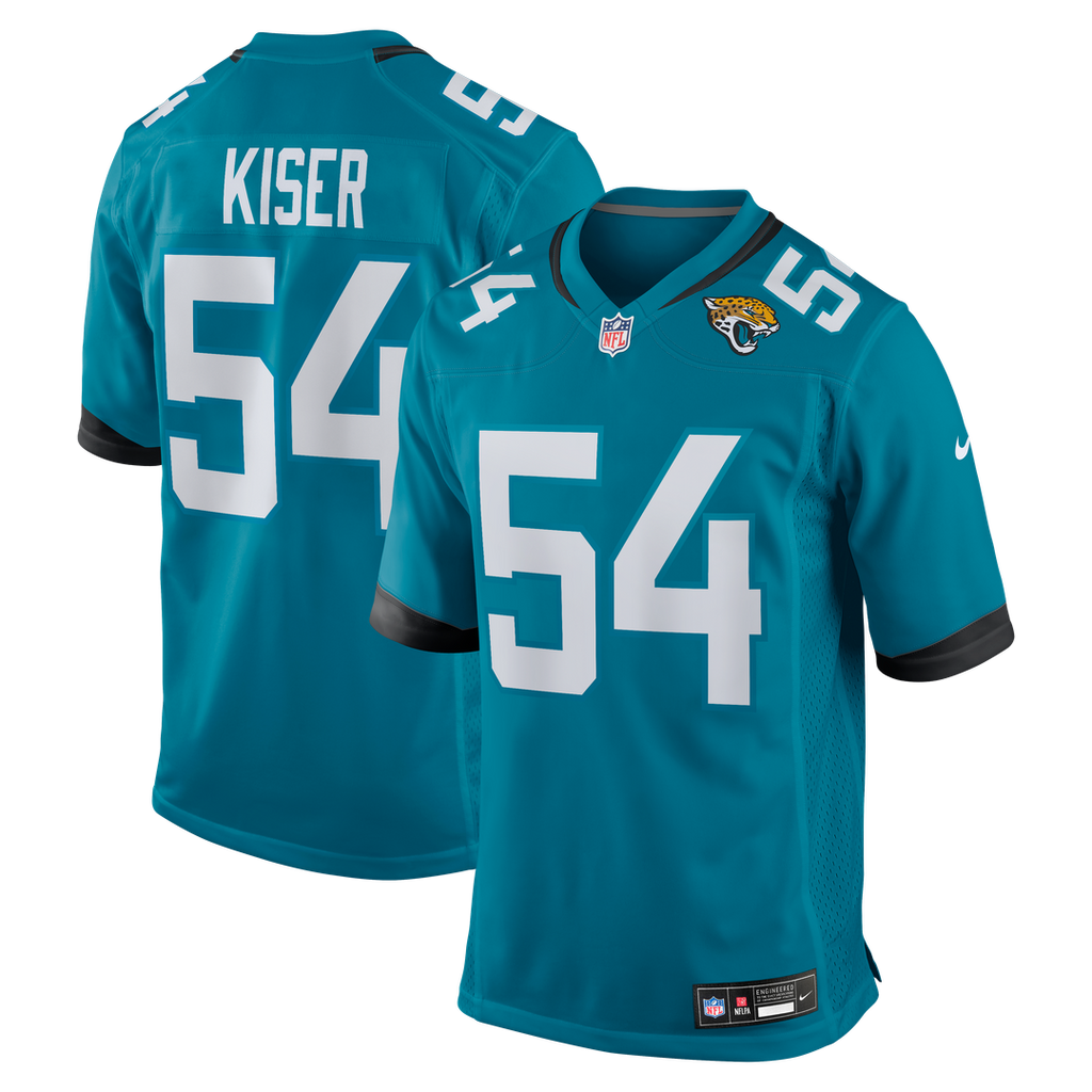 Jack Kiser Jacksonville Jaguars Game Jersey - Teal