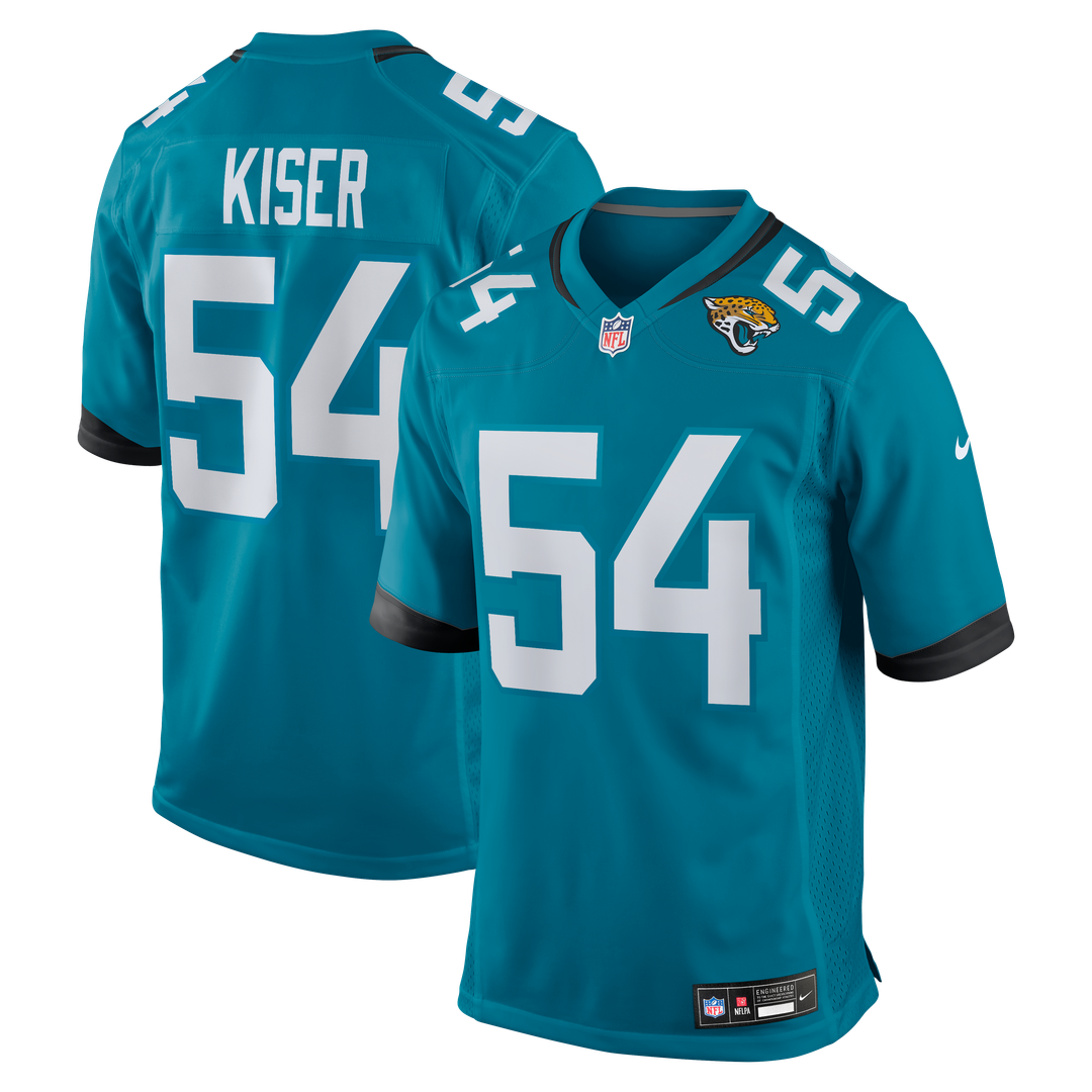 Jack Kiser Jacksonville Jaguars Game Jersey - Teal