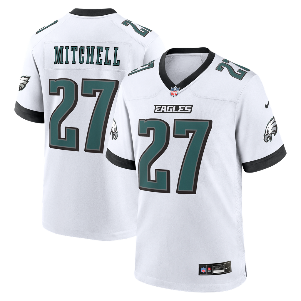 Quinyon Mitchell Philadelphia Eagles Game Jersey - White