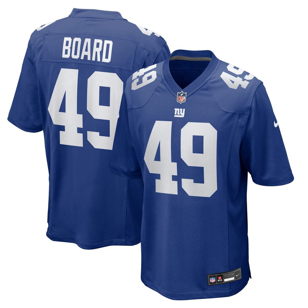 Chris Board New York Giants Game Jersey - Royal Blue