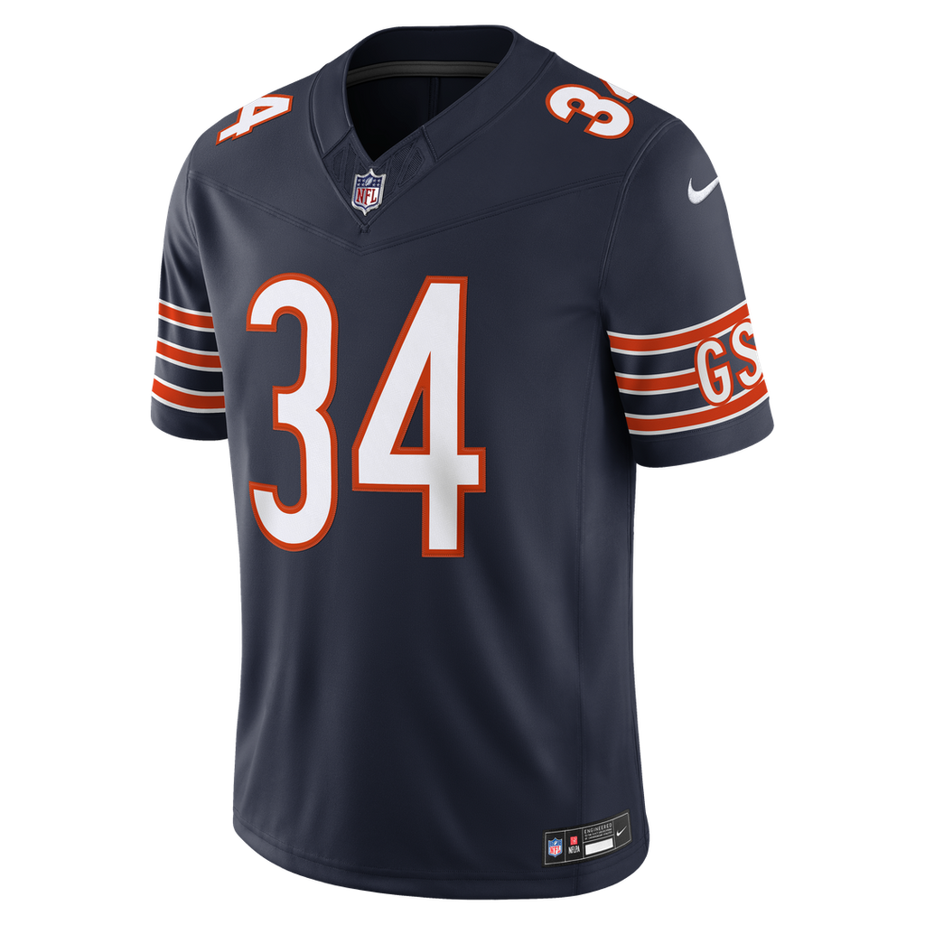 Walter Payton Chicago Bears Vapor F.U.S.E. Stitched Retired Limited Jersey - Navy