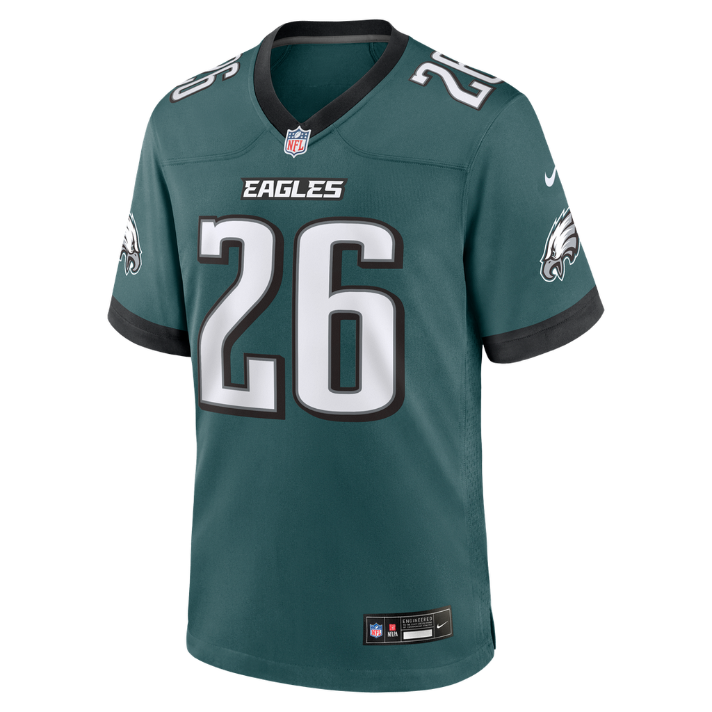 Saquon Barkley Philadelphia Eagles Game Jersey - Midnight Green
