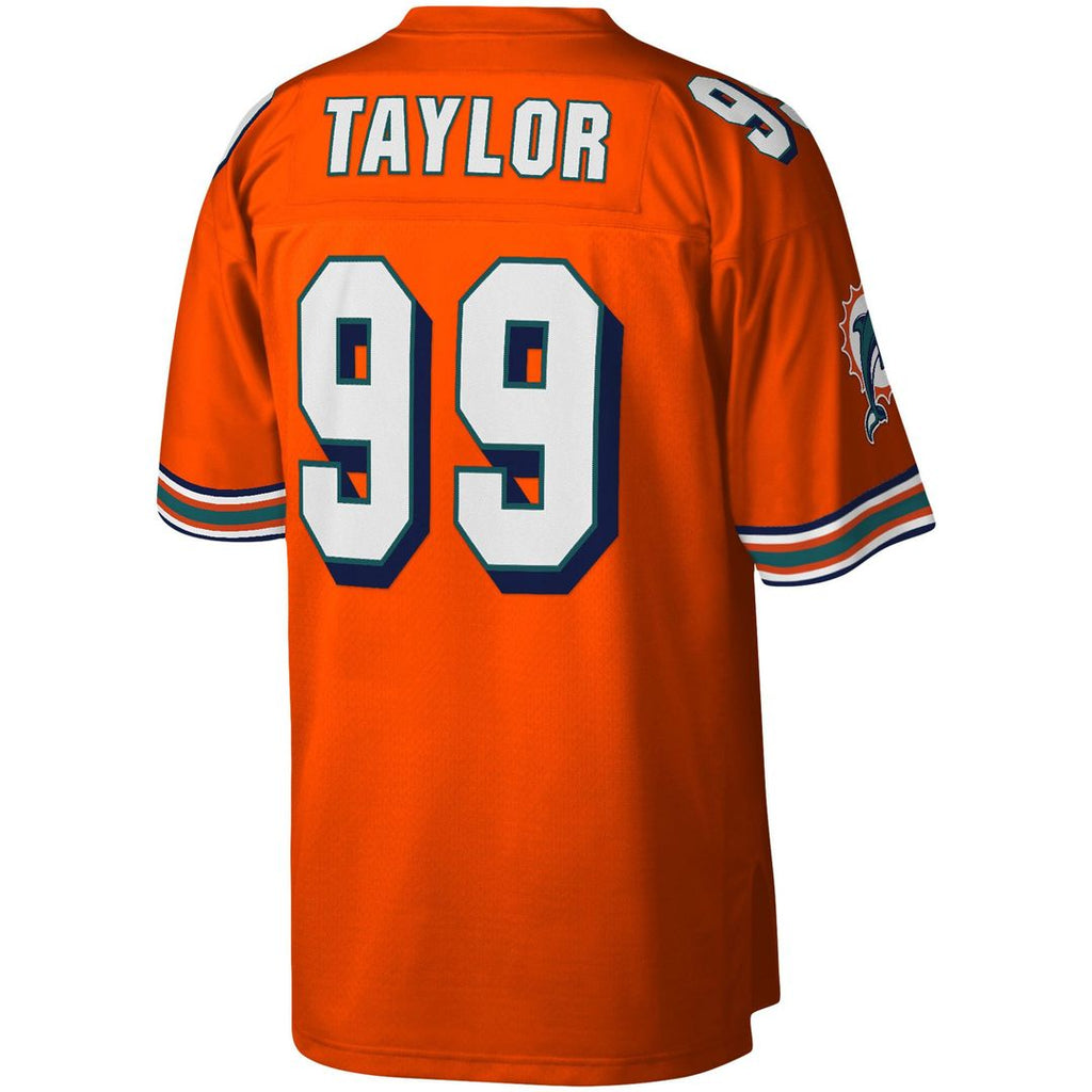 Jason Taylor Miami Dolphins Big & Tall 2004 Replica Jersey - Orange