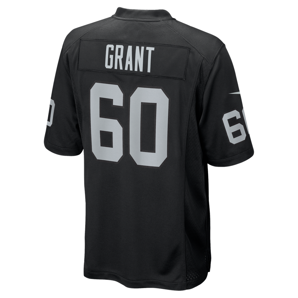 Charles Grant Las Vegas Raiders Game Jersey - Black