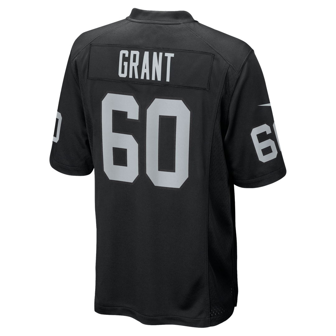 Charles Grant Las Vegas Raiders Game Jersey - Black