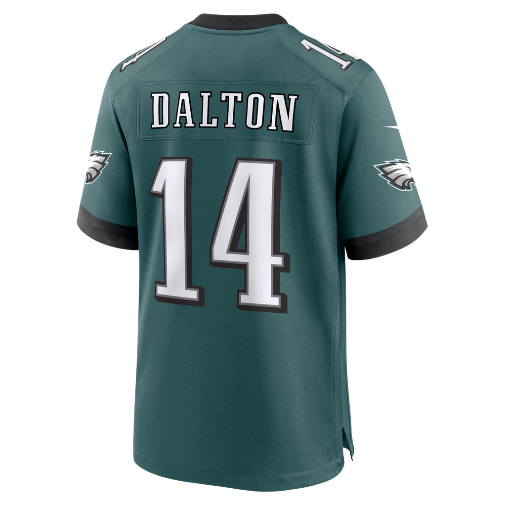Andy Dalton Philadelphia Eagles Game Jersey - Midnight Green