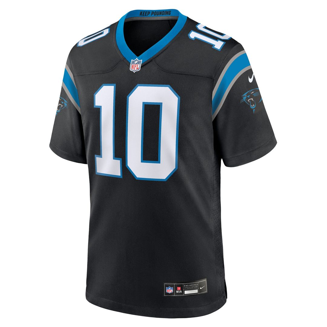 Ryan Fitzgerald Carolina Panthers Game Jersey - Black