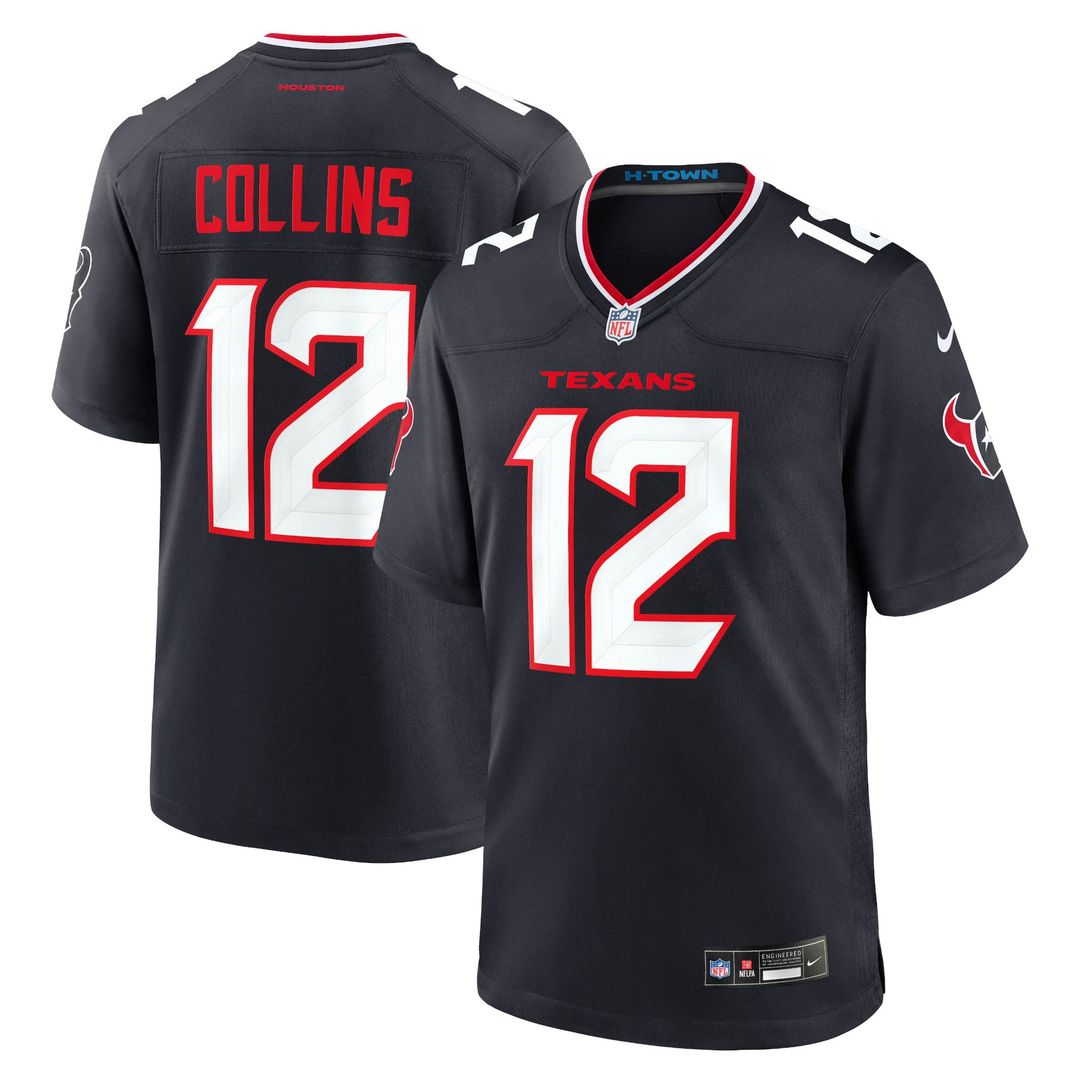 Nico Collins Houston Texans Game Jersey - White