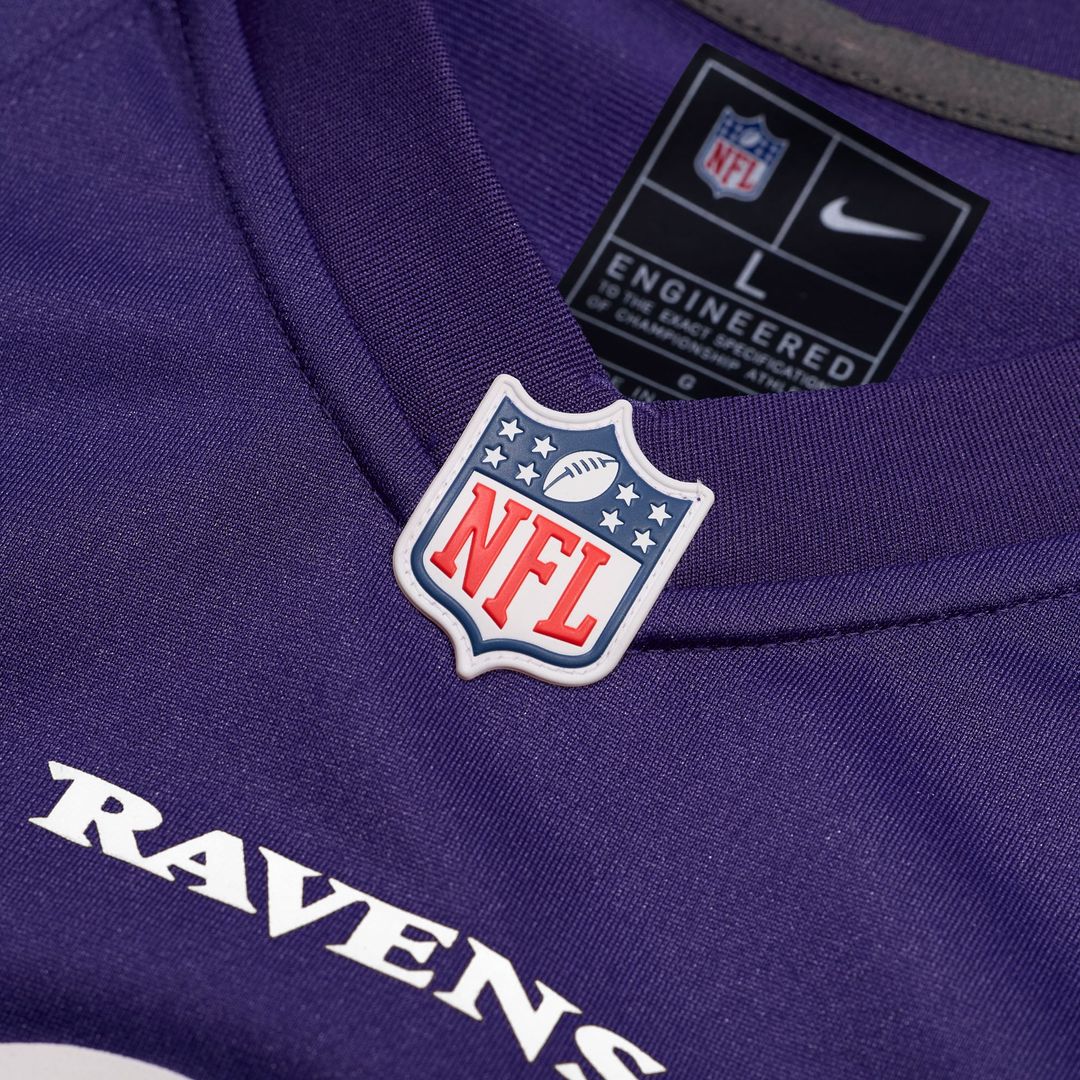 Nick Moore Baltimore Ravens Game Jersey - Purple