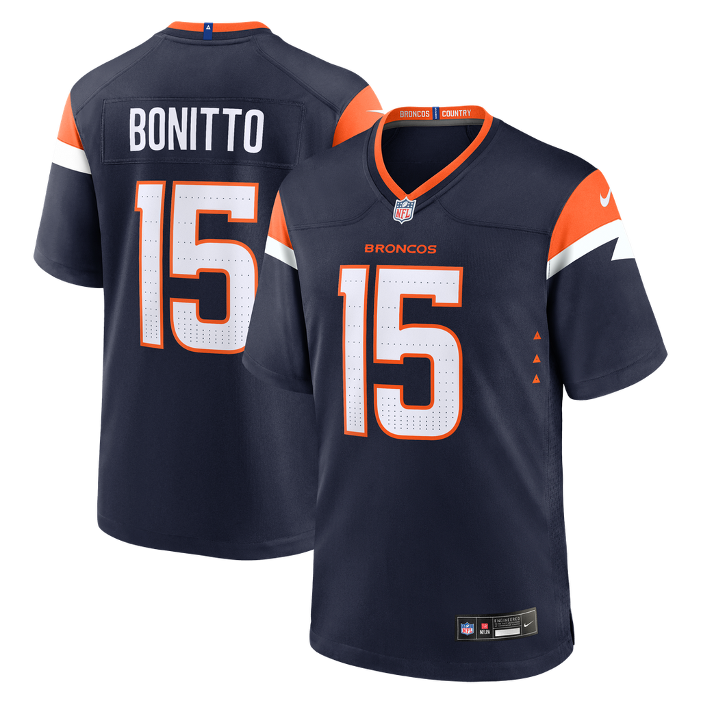 Nik Bonitto Denver Broncos Alternate Game Jersey - Navy