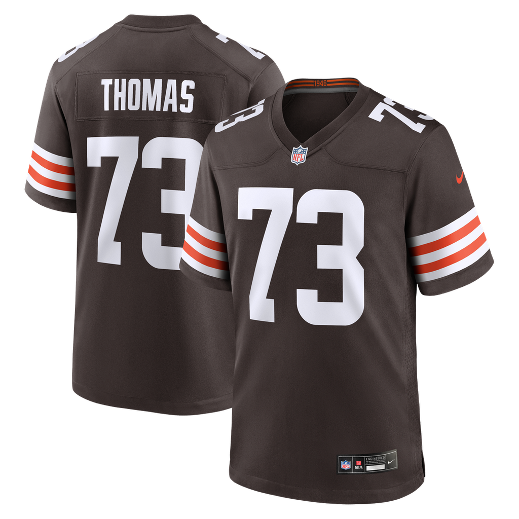 Joe Thomas Cleveland Browns Game Jersey - Brown