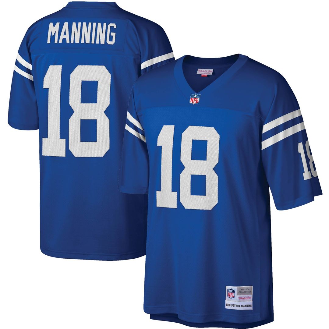 Peyton Manning Indianapolis Colts Legacy Replica Jersey - Royal Blue