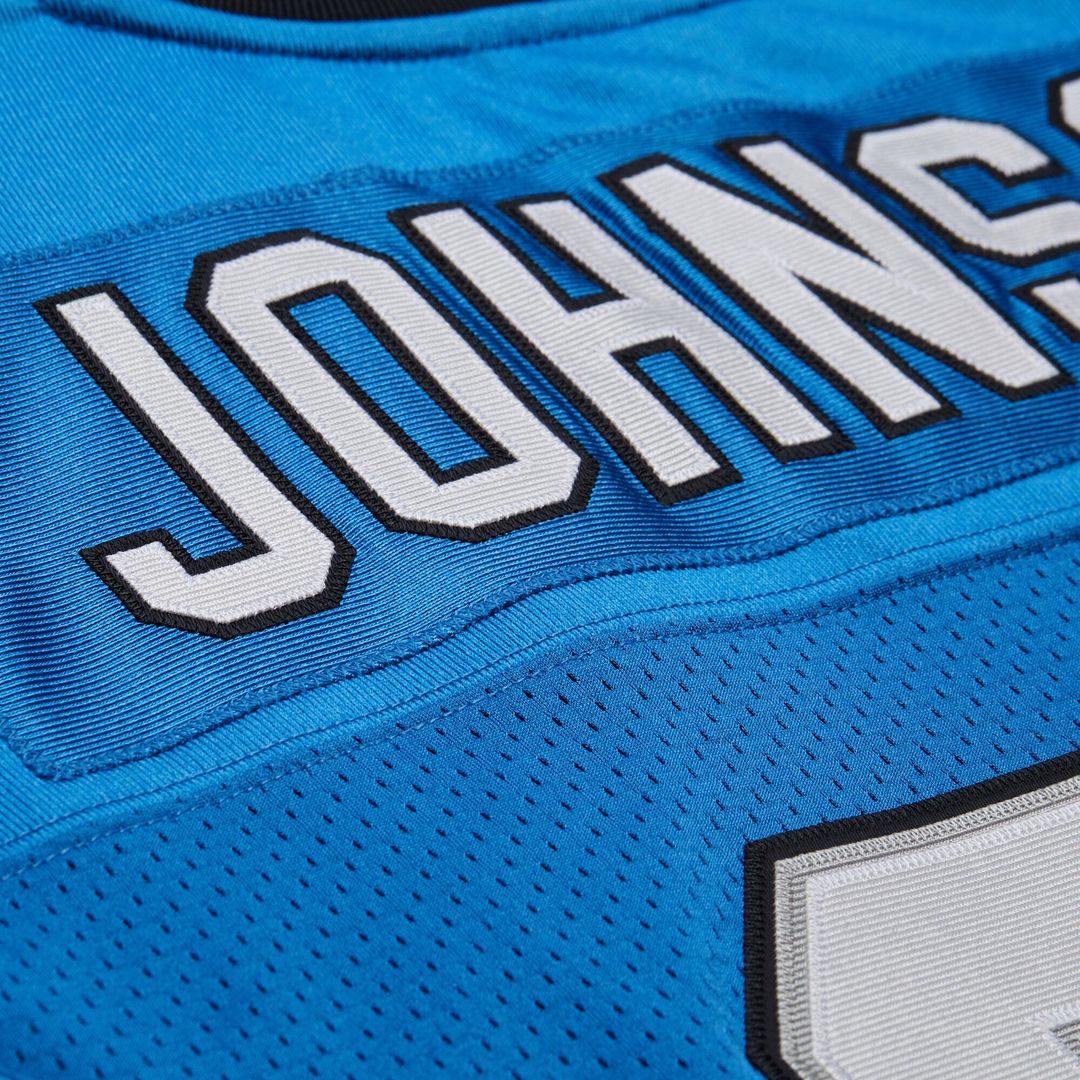 Calvin Johnson Detroit Lions 2007 Authentic Throwback Jersey - Black
