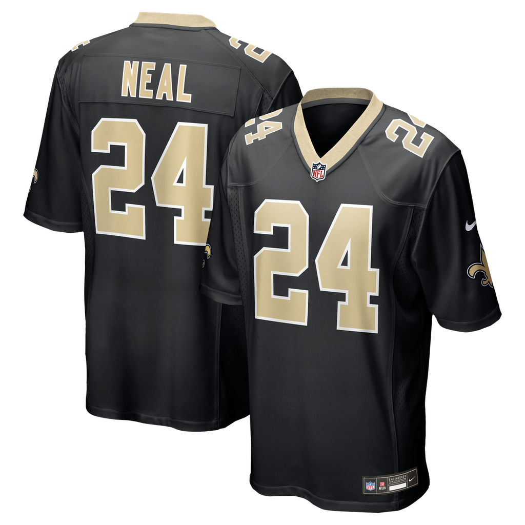 Devin Neal New Orleans Saints Game Jersey - Black