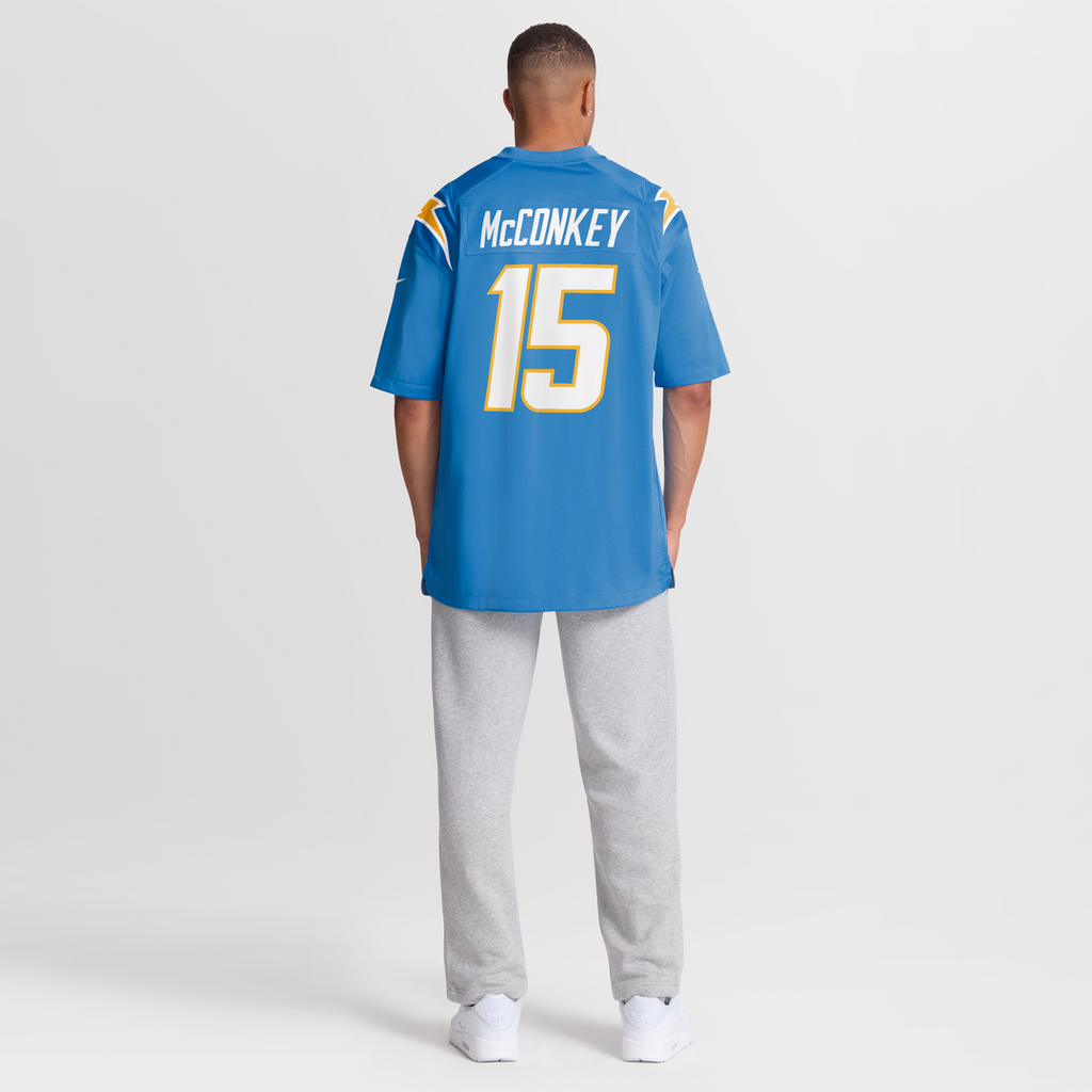 Ladd McConkey Los Angeles Chargers Alternate Super Chargers Game Jersey - Navy