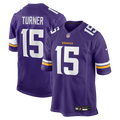 Dallas Turner Minnesota Vikings Game Jersey - Purple