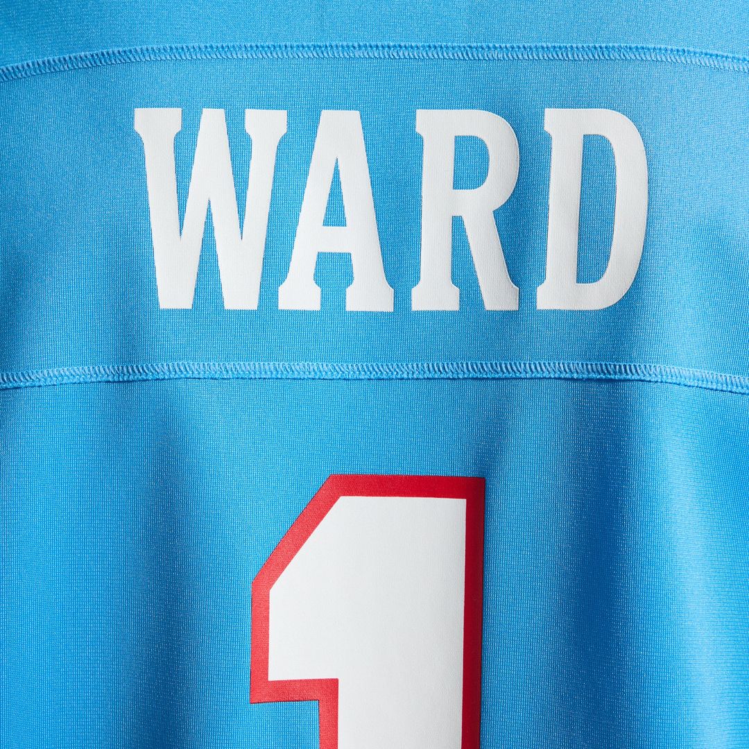 Cameron Ward Tennessee Titans Game Jersey - Light Blue
