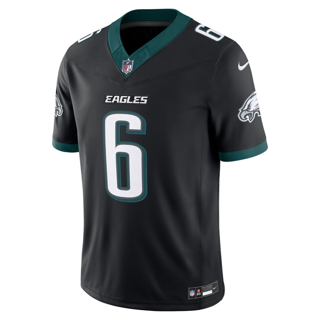 DeVonta Smith Philadelphia Eagles Alternate Vapor F.U.S.E. Stitched Limited Jersey - Black
