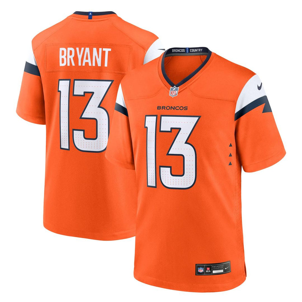 Pat Bryant Denver Broncos Game Jersey - Orange