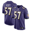 Bart Scott Baltimore Ravens Game Jersey - Purple