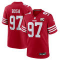 Nick Bosa San Francisco 49ers 80th Anniversary Game Jersey - Scarlet