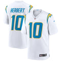 Justin Herbert Los Angeles Chargers Game Jersey - White